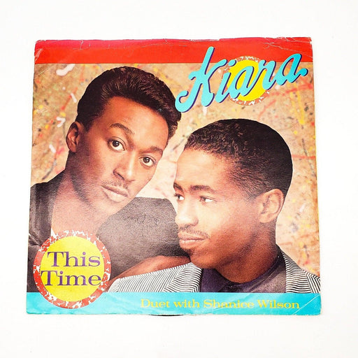 Kiara This Time 45 RPM Single Record Arista 1988 AS1-9772 1