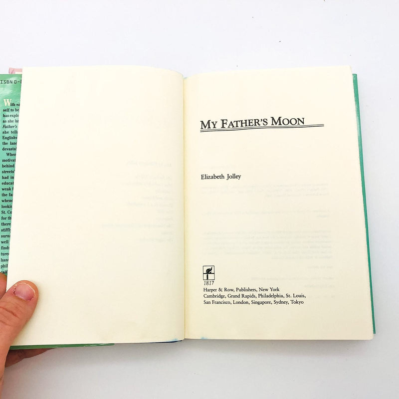 My Father's Moon Hardcover Elizabeth Jolley 1989 WW2 Nurse Survival 1st Edition 8