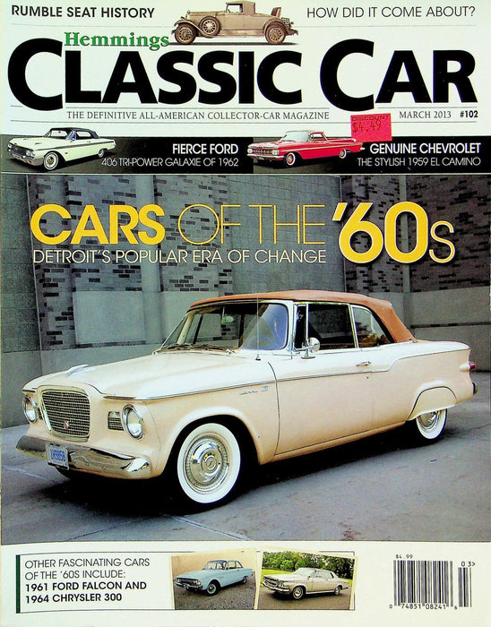 Hemmings Classic Car Magazine March 2013 Vol 9 No 6 Cars Of The '60s