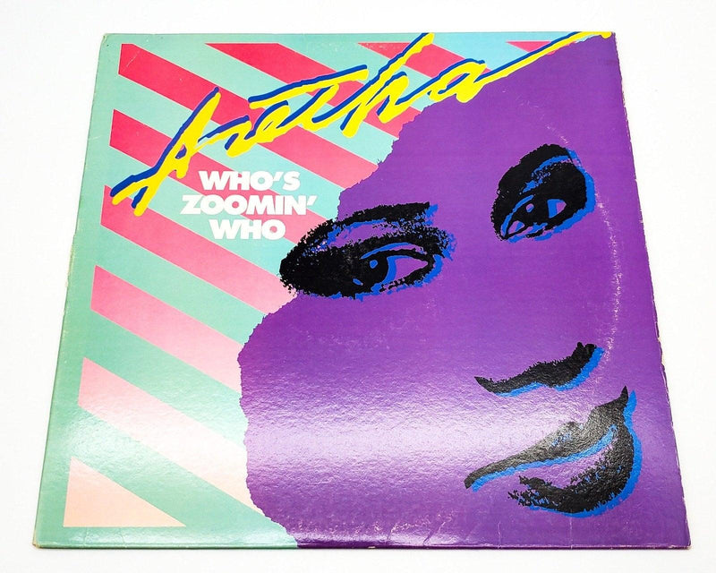 Aretha Franklin Who's Zoomin' Who 33 RPM Single Record Arista 1985 AD 1-9411 1