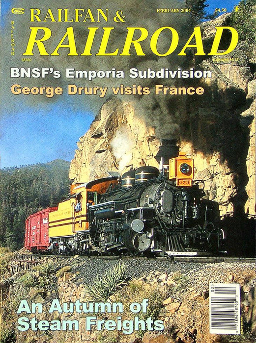 Railfan & Railroad Magazine February 2004 Vol 23 No 2 BNSF Emporia Subdivision