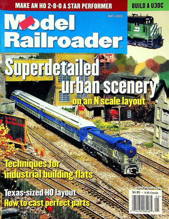 Model Railroader Magazine May 2002 Vol 69 No 5 Superdetailed Urban Scenery