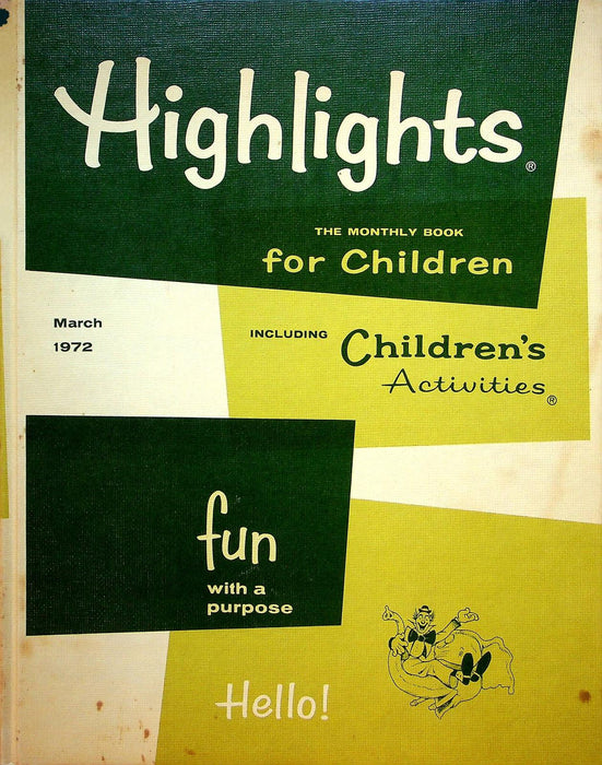 Highlights for Children March 1972 Vol 27 No 3 Monthly Book 1