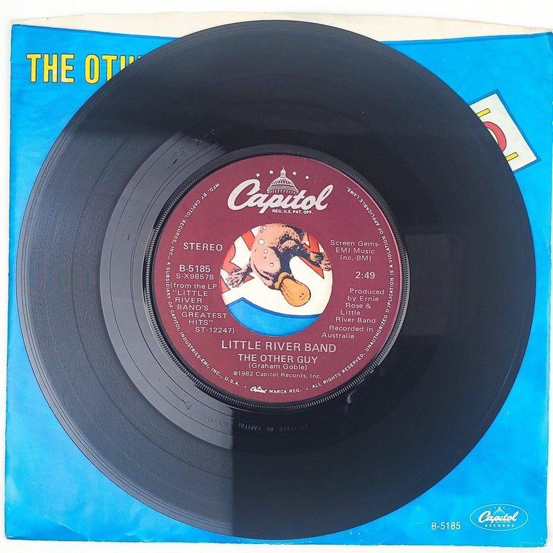 Little River Band The Other Guy Record 45 RPM Single B-5185 Capitol Records 1982 4