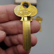 5x Corbin BX1-57B2 Key Blanks 57B2 Keyway Brass 6 Pin NOS 1