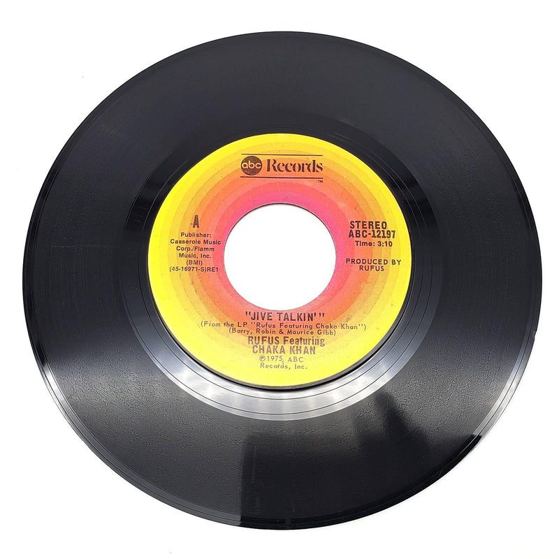 Rufus & Chaka Khan Jive Talkin' 45 RPM Single Record ABC Records 1975 ABC-12197 1