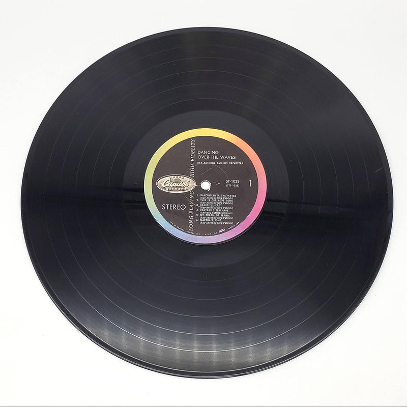 Ray Anthony & His Orchestra Dancing Over The Waves LP Record 1958 ST 1028 4