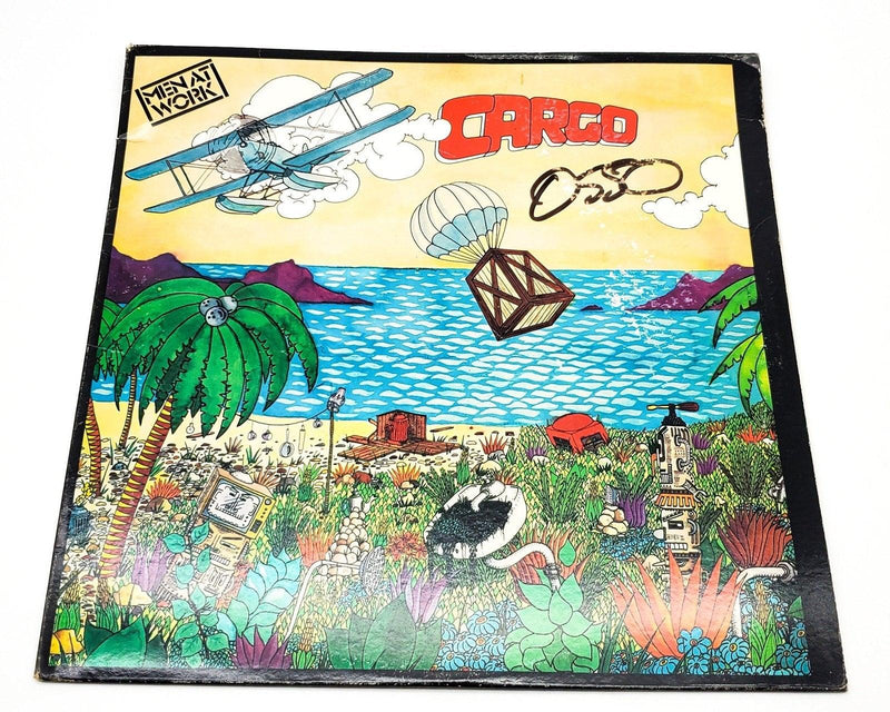 Men At Work Cargo 33 RPM LP Record Columbia 1983 w/ Pic Sleeve QC 38660 1