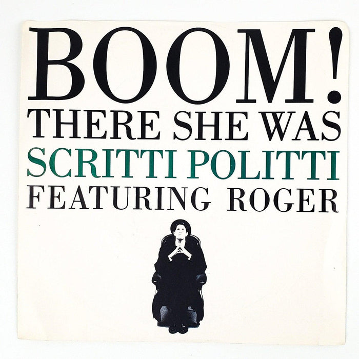Scritti Politti Boom! There She Was Record 45 RPM Single Warner Bros 1988 Promo 1