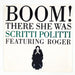 Scritti Politti Boom! There She Was Record 45 RPM Single Warner Bros 1988 Promo 1