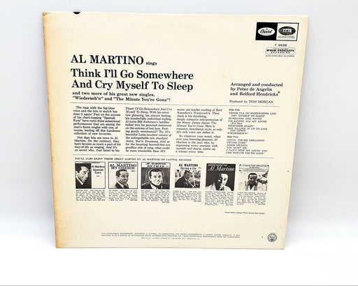 Al Martino Think I'll Go Somewhere And Cry Myself To Sleep LP Record 1966 2