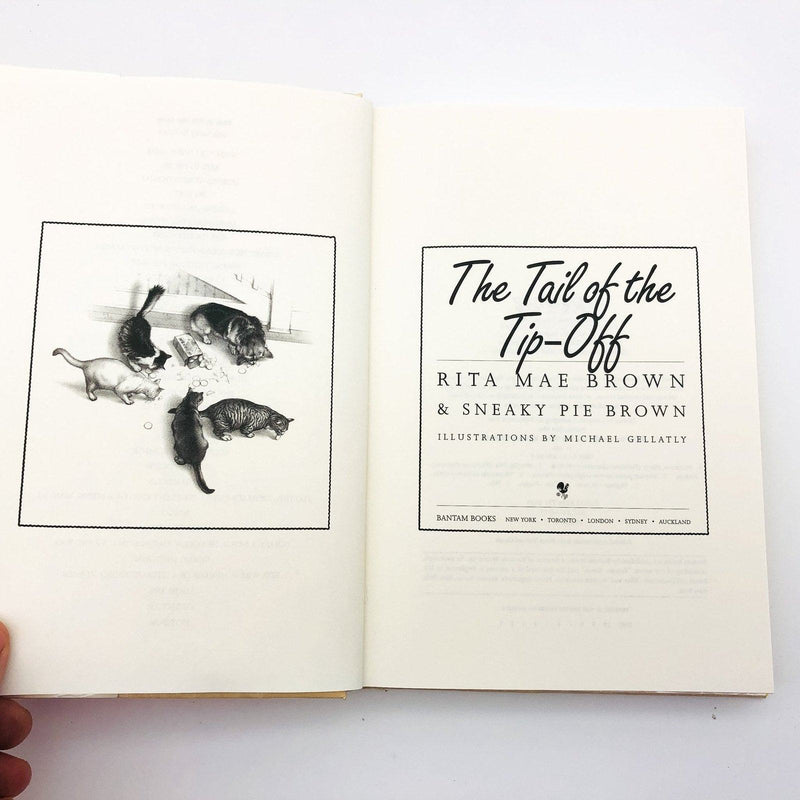 The Tail Of The Tip-Off Hardcover Rita Mae Brown 2003 Women Postal Employee Cats 8