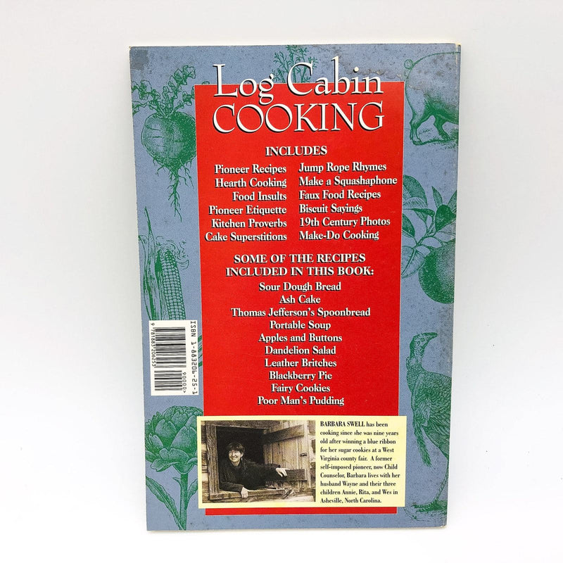 Log Cabin Cooking Paperback Barbara Swell 1996 Pioneer Recipes Food Lore 2