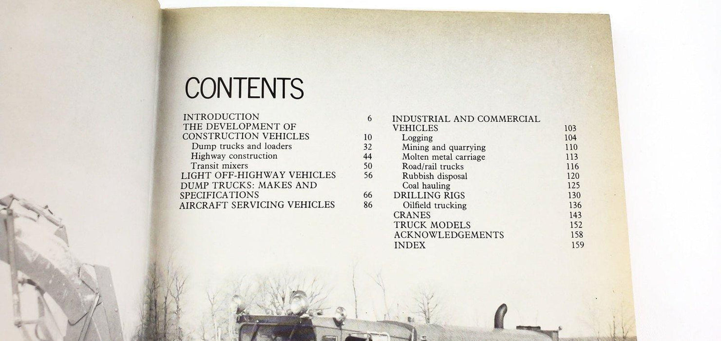Off-Highway And Construction Trucks Arthur Ingram 1980 Blanford Press 5