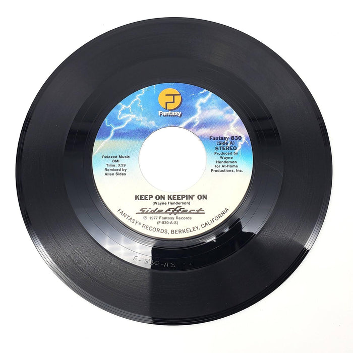 Side Effect Keep On Keepin' On 45 RPM Single Record Fantasy 1977 1