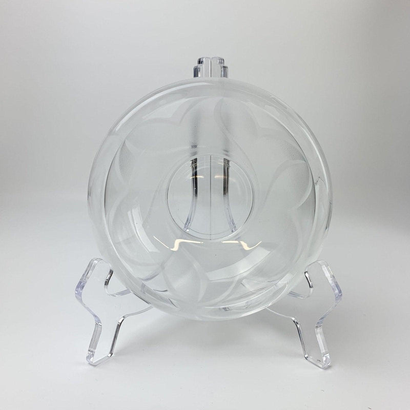 Vintage Small Short Etched Floral Leaf Bowl 2