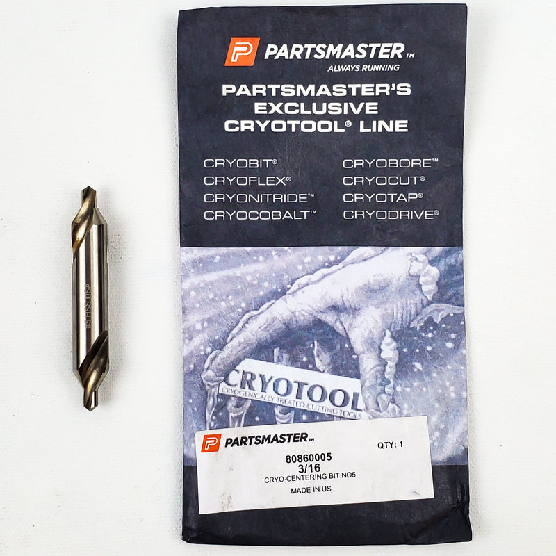 1x 3/16" Centering Drill Bit No. 5 Parts Master 1
