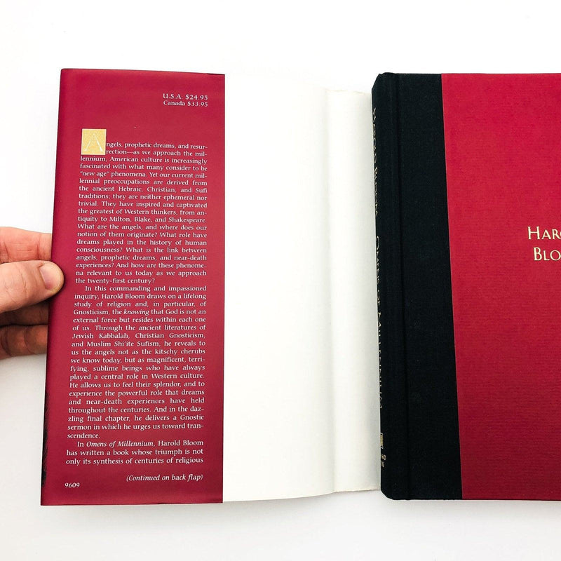 Omens of Millennium Hardcover Harold Bloom 1996 Dreams Gnosticism Religion 6