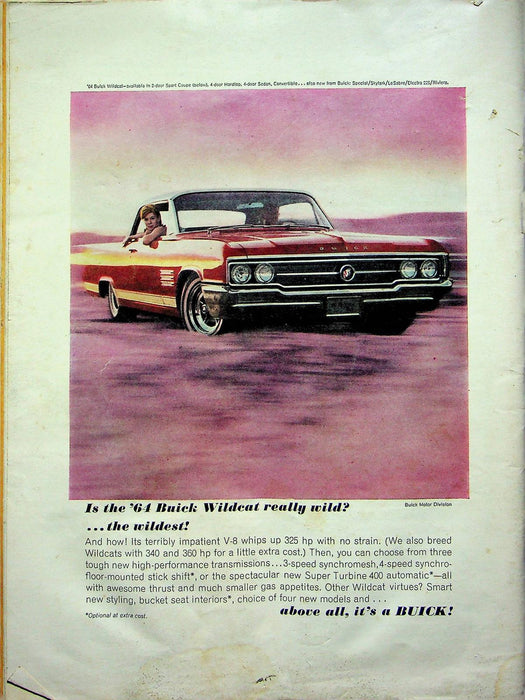 Hot Rod Magazine July 1964 Ford Gran Turismo Coupe Plymouth Fastback Barracuda