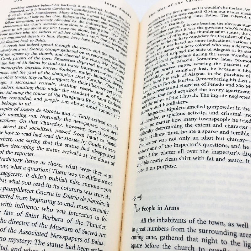 The War Of The Saints HC Jorge Amado 1994 St Barbara Statue Fantasy Young Adult 10