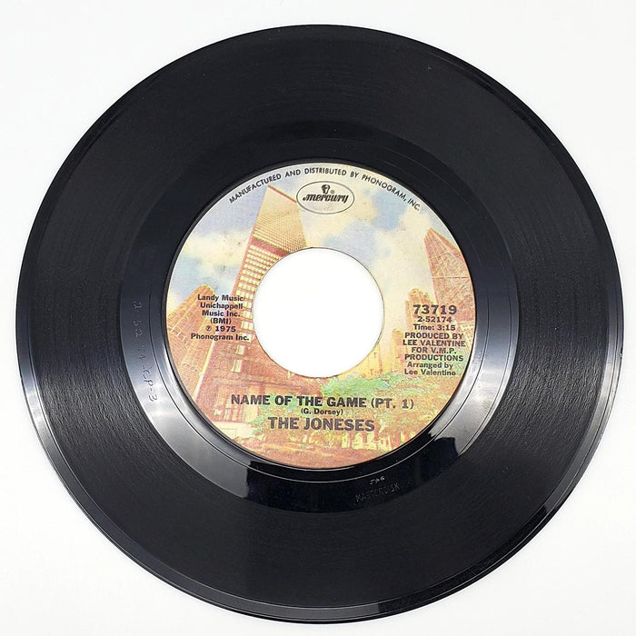 The Joneses Name Of The Game 45 RPM Single Record Mercury 1975 73719 1