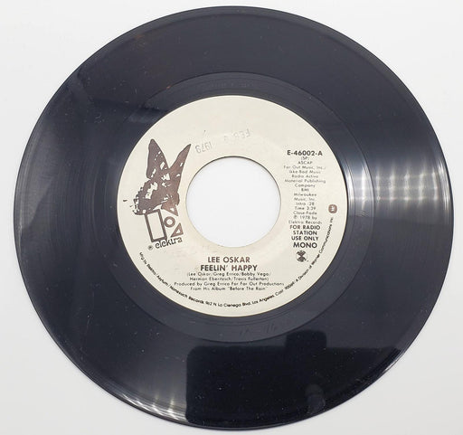 Lee Oskar Feelin' Happy 45 RPM Single Record Elektra Records 1978 E-46002 PROMO 1