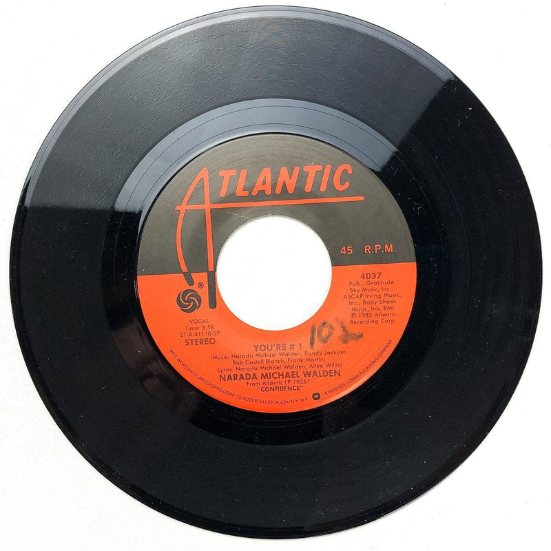 Narada Michael Walden 45 RPM 7" Single You're #1 / Blue Side of Midnight 1982 2