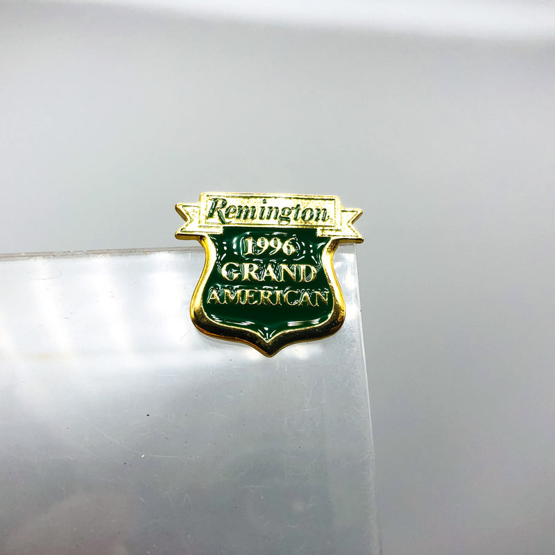 Vintage Remington Rifle Shotgun Lapel Pin Pinback Hat 1996 Grand American