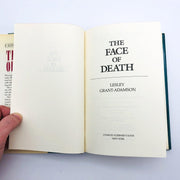 The Face of Death Hardcover Lesley Grant Adamson 1986 Amnesia Domestic Violence 7