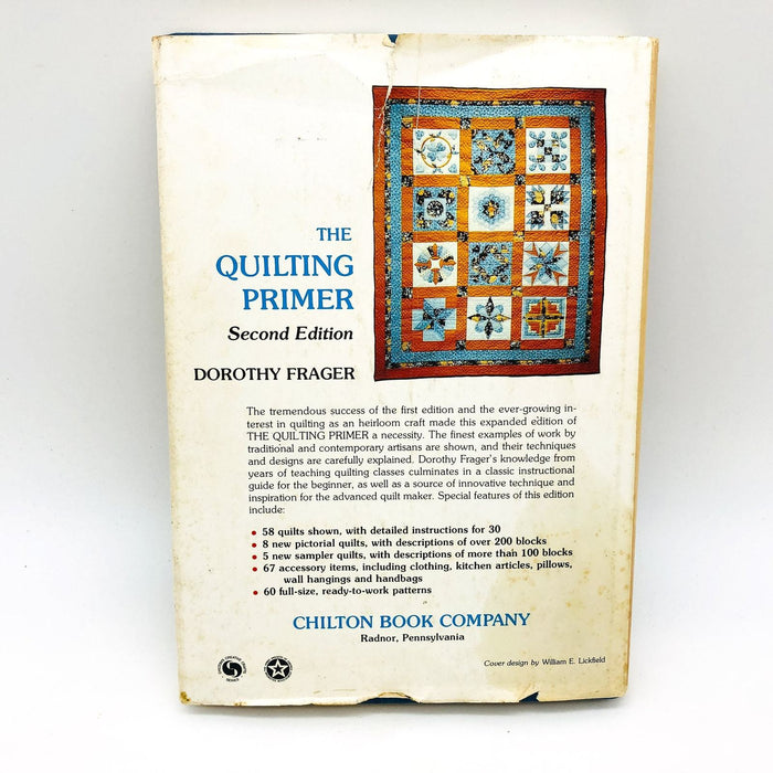 The Quilting Primer Hardcover Dorothy Frager 1979 Beginners Techniques Designs 2