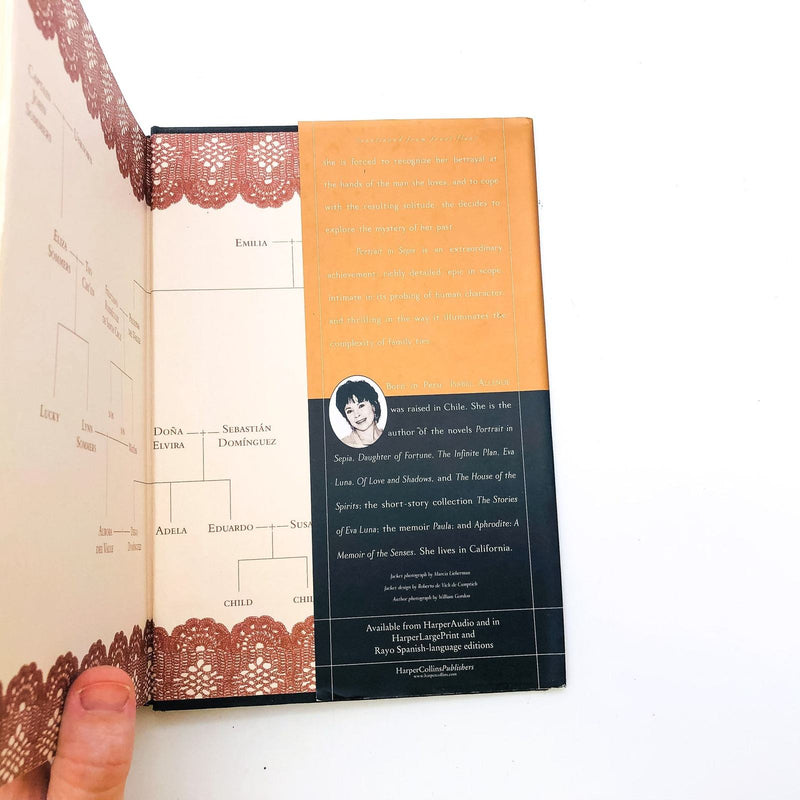 Portrait in Sepia Hardcover Isabel Allende 2001 1st Edition Betrayel Childhood 11