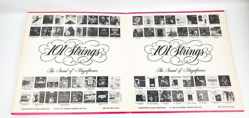Spain 101 Strings Record 33 RPM Double LP 2-111 Alshire 1973 3
