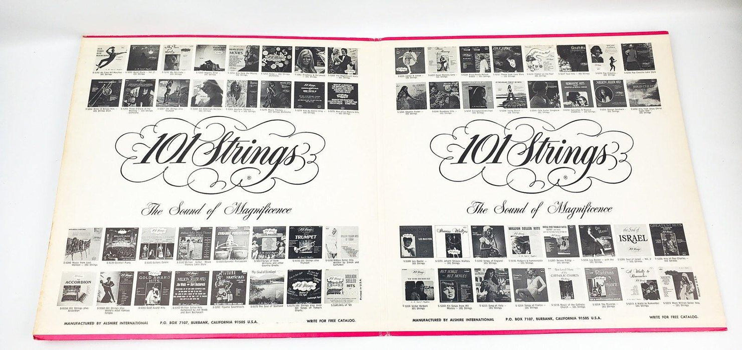 Spain 101 Strings Record 33 RPM Double LP 2-111 Alshire 1973 3