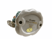 Porcelain Angel Figurine Seated Holding Flowers Classic Collectibles Vintage 7