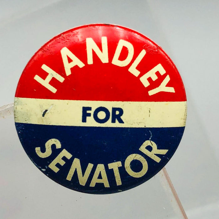 Harold Handley For Senator Button Pin .75" Indiana Political Campaign Union 3