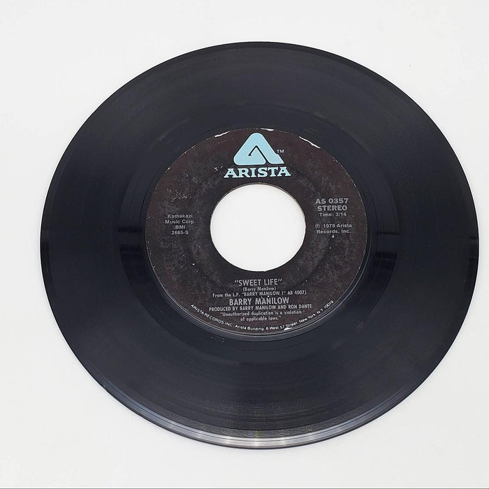 Barry Manilow Ready To Take A Chance Again Single Record Arista 1978 AS 0357 2