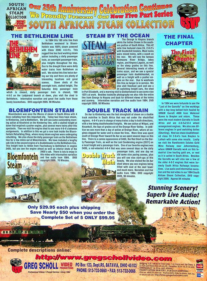 Railfan & Railroad Magazine May 2009 Vol 28 No 5 Along The Rails 2008
