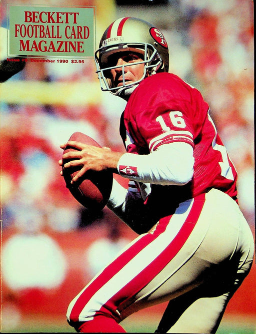 Beckett Football Magazine December 1990 # 9 Joe Montana Bobby Humphrey Rookie 2 1