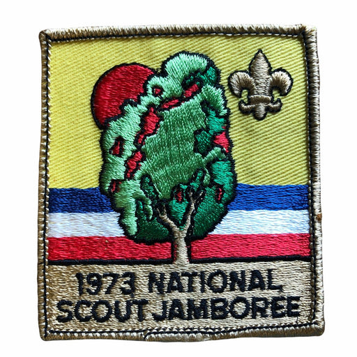 Boy Scouts of America 1973 National Scout Jamboree Pocket Patch BSA 2.5" Starch 1