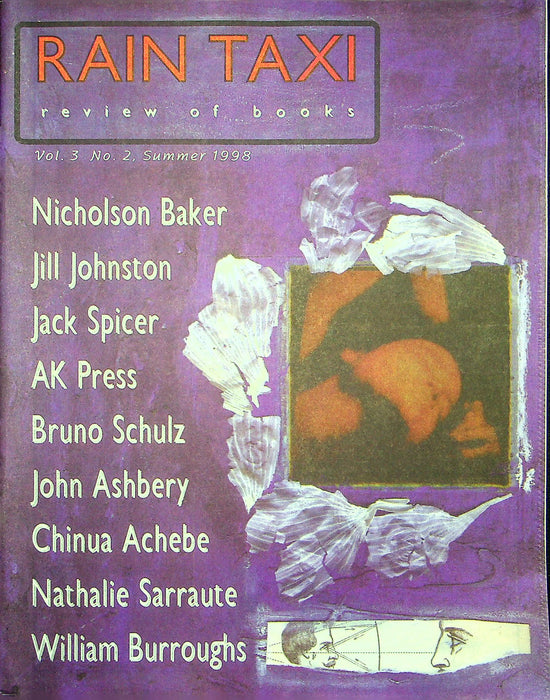 Rain Taxi Magazine Summer 1998 Review Of Books Nicholson Baker Gerald Burns