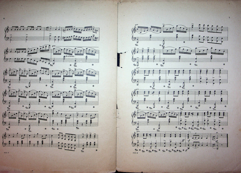 Gloria 12th Mass Mozart Vintage Sheet Music Jas I Freeman 1901 Century Music Co 4