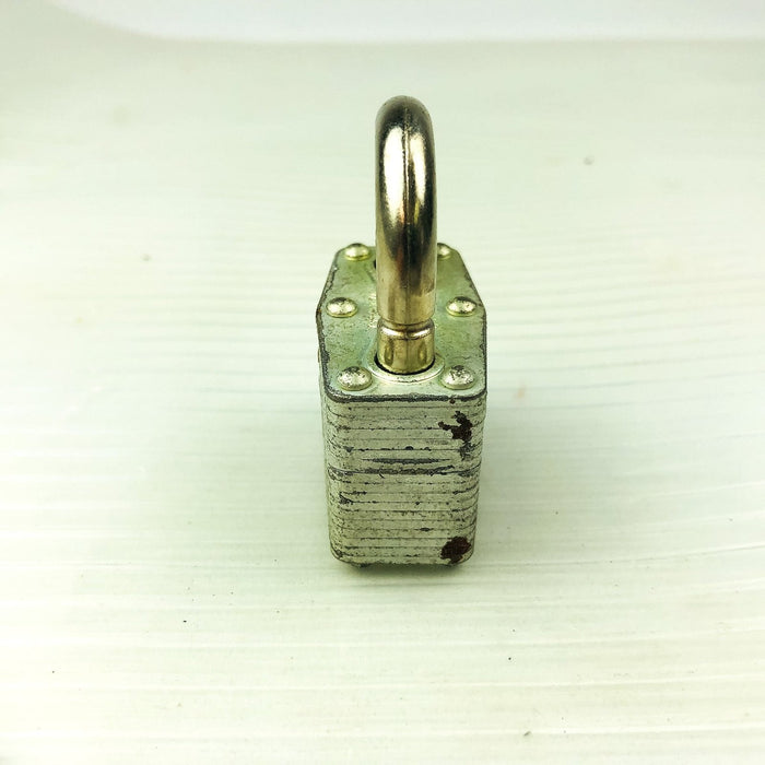 Master 500 Steel Padlock Lock Keys Breakaway Shackle New 197 Keyed NOS Vintage 11