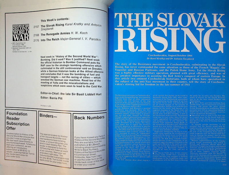 History Second World War WW2 Magazine 1974 Part 78 Russia Drives Into Berlin 3