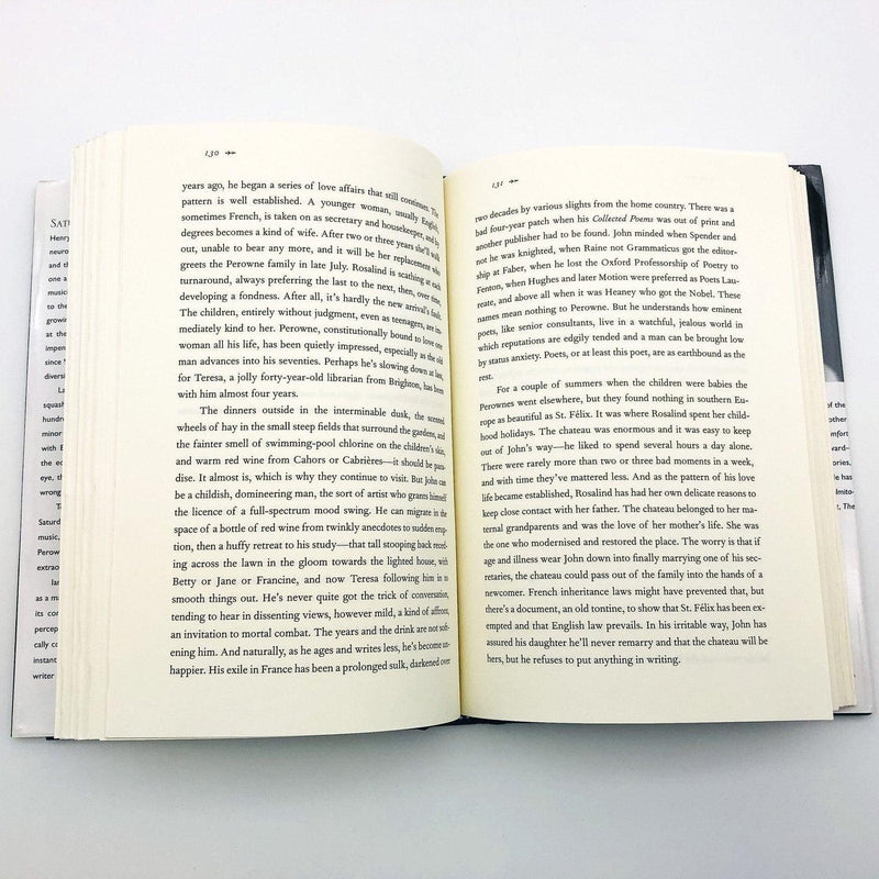 Saturday Hardcover Ian McEwan 2005 Middle Aged Men Iraq War Protest Road Rage 9