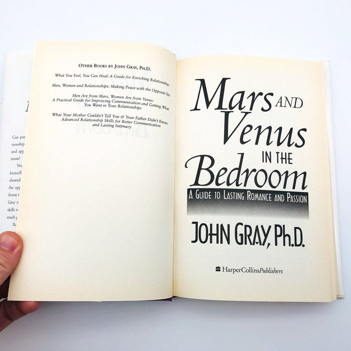 Mars And Venus In The Bedroom Hardcover John Gray PHD 1995 Intimacy 1st Edition 7