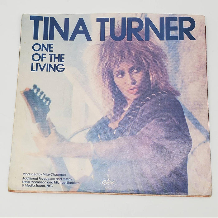 Tina Turner One Of The Living Single Record Capitol Records 1985 B-5518 VG+ 1