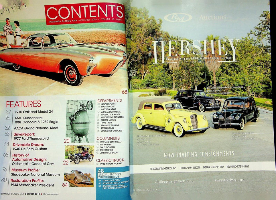 Hemmings Classic Car Magazine October 2018 Vol 15 # 1 Convertible Conversions