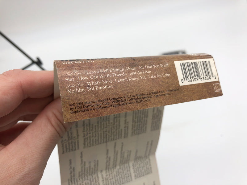 Just As I Am Dee Harvey Cassette Album Motown 1991 Leave Well Enough Alone 8