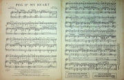 Vintage Sheet Music Peg O' My Heart Alfred Bryan Fred Fisher C Dennis Love Song 2