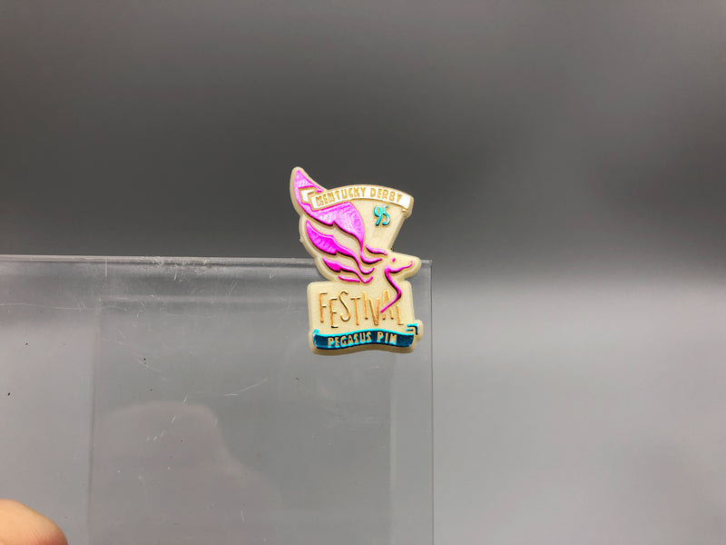 Vintage Kentucky Derby Festival Lapel Pin 1995 Pegasus Louisville Horse Racing